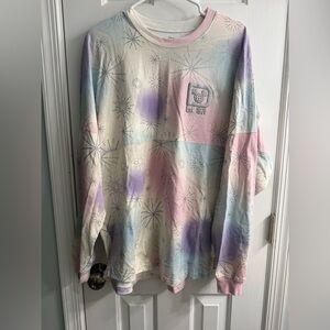 Walt Disney World tie-dye Spirit Jersey featuring a Mickey Mouse logo